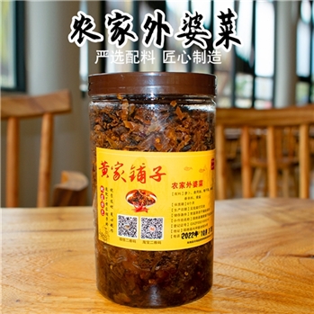 黄家铺子 农家外婆菜500g
